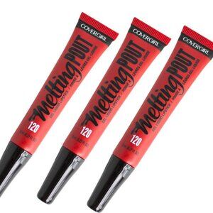 Covergirl Melting Pout Liquid Lipstick, 120 Tan-Gel-O - Free Shipping - 3 pieces
